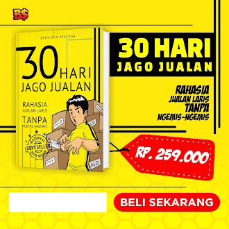 Jual Buku 30 Hari Jago Jualan | Dewa Eka Prayoga Billionairestore