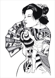 Simple Japanese Tattoos Especially Geisha Tattoos With Image Japanese Geisha Tattoo Design Picture 2