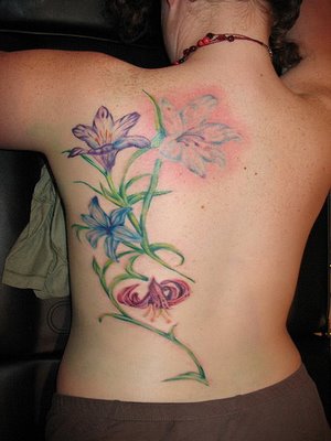 Flower Tattoo Gallery Back