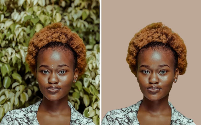 Using a background remover can help you transform a regular photo into something you can use in a resume or professional portfolio. Still from Canva.com featuring Canva’s stock imagery.