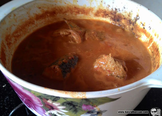 Resepi Gulai Kerisik Ikan Tongkol 