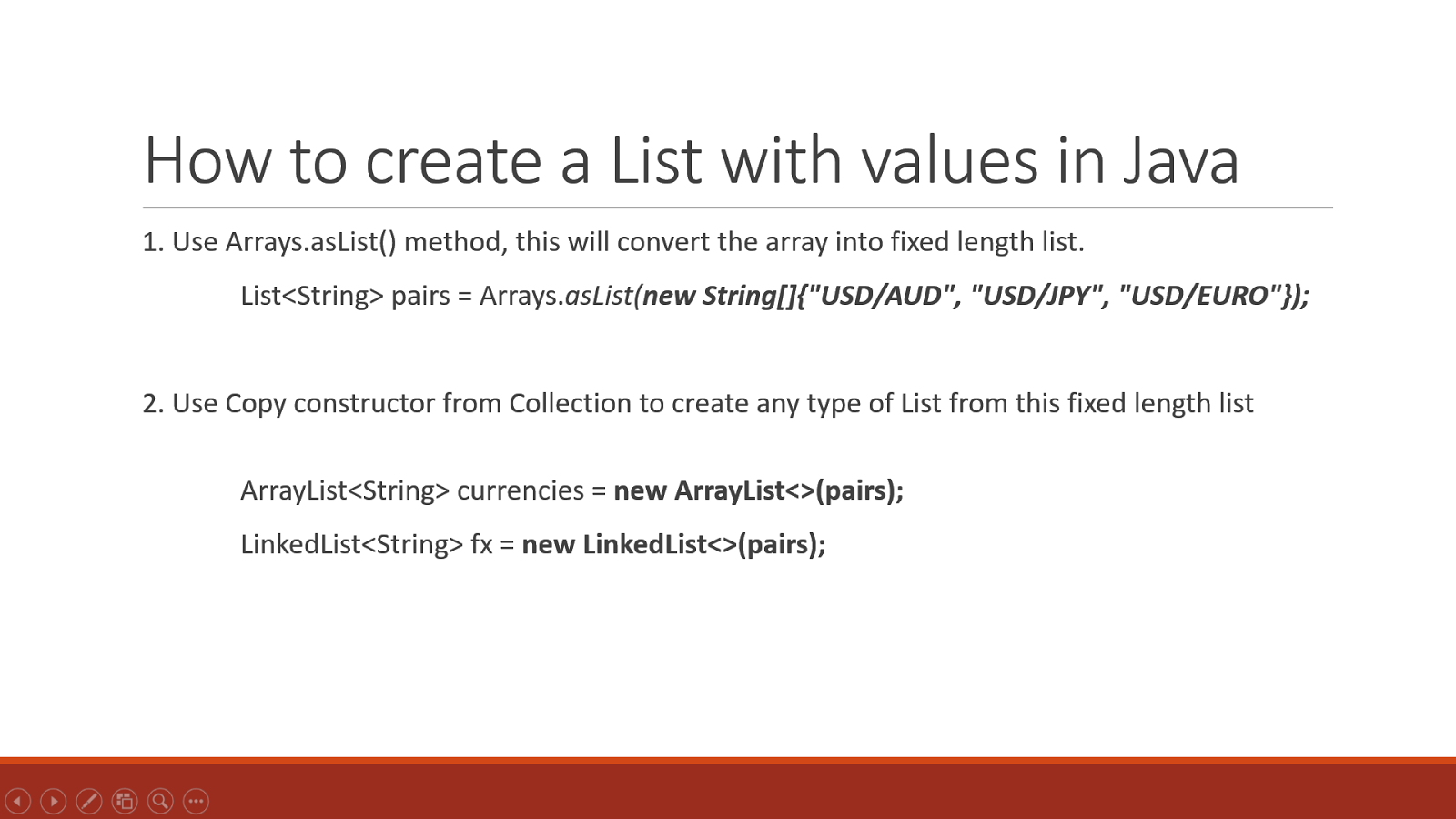 Gniitsolution How To Declare And Initialize A List Arraylist And Linkedlist With Values In Java Mkniit Blogspot In Gniitsolution How To Declare And Initialize A List Arraylist And Linkedlist With Values In Java Mkniit Blogspot In