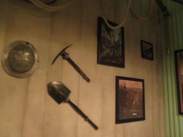 Smokejumpers Grill Wall Decorations Shovel and Pick Ax Disney California Adventure