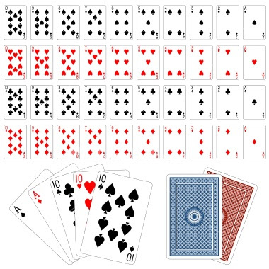 Tattoo playing cards. Istockphoto - Playing cards 55 EPS High Quality Vector 