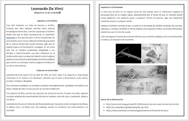 Leonardo Da Vinci Impactos en la Sociedad, Politica y la Economía