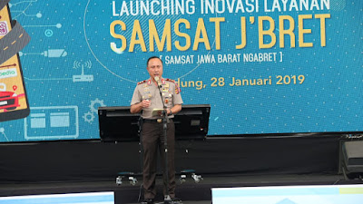 Kapolda Jabar : Melalui Program Inovasi Samsat Jawa Barat Ngabret, Menghadirkan Peningkatan Pelayanan Samsat
