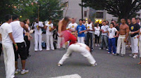 The capoeira demonstration during Vancouver's   Celebration of Light 2010- Night One