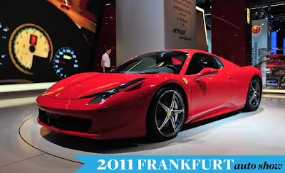 Frankfurt Auto Show 2011 Ferrari 458 Spider