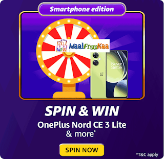 Best Smartphone Spin And Win OnePlus Nord CE 3 Lite