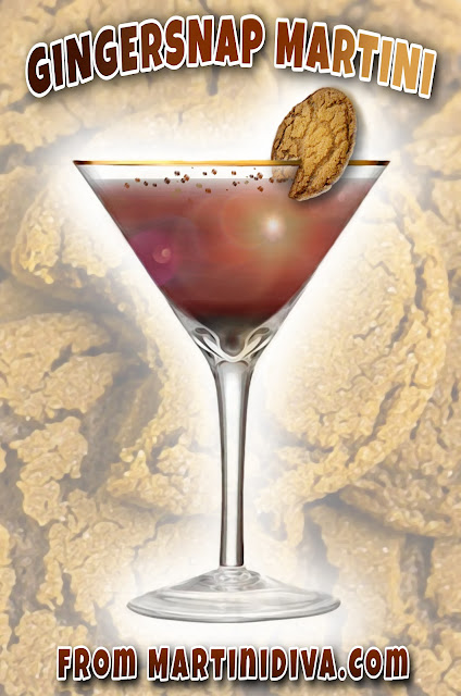 GINGERSNAP MARTINI Cocktail Recipe
