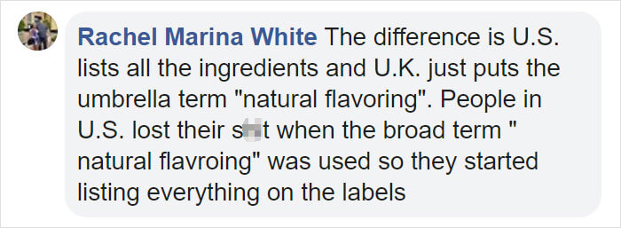 This Woman Shows The Disturbing Differences Between US And UK Products