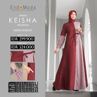 Koleksi Terbaru Dress Endomoda Keisha