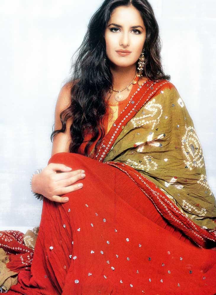 Katrina Kaif in Saree Celebrity Photos