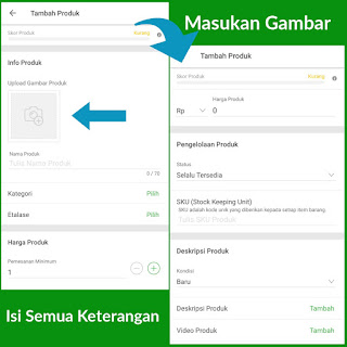 Tahap Aktivasi Upload Produk Jualan ke Toko Online Tokopedia