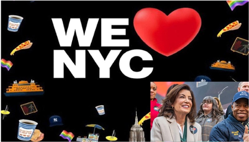  Gobernadora y alcalde lanzan campaña “We  Love  NYC” en busca  de cambiar imagen negativa  de la ciudad 