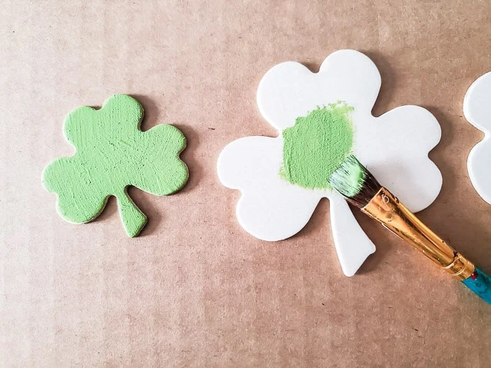 DIY Felt Shamrock Wreath