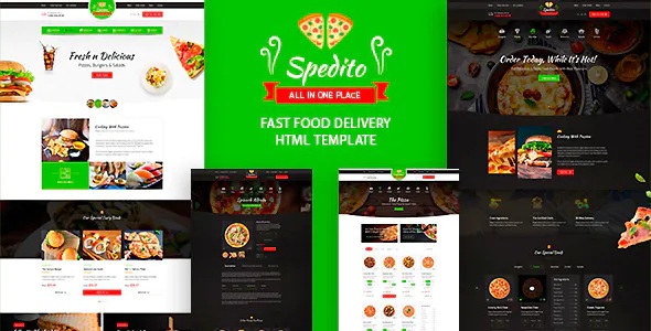 Ordering Fast Food Bootstrap Template