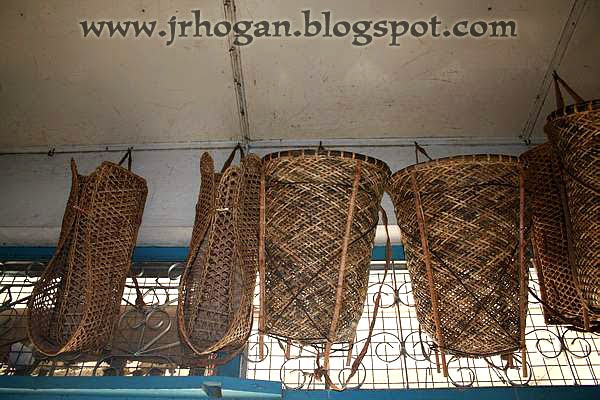 Iban weaved baskets