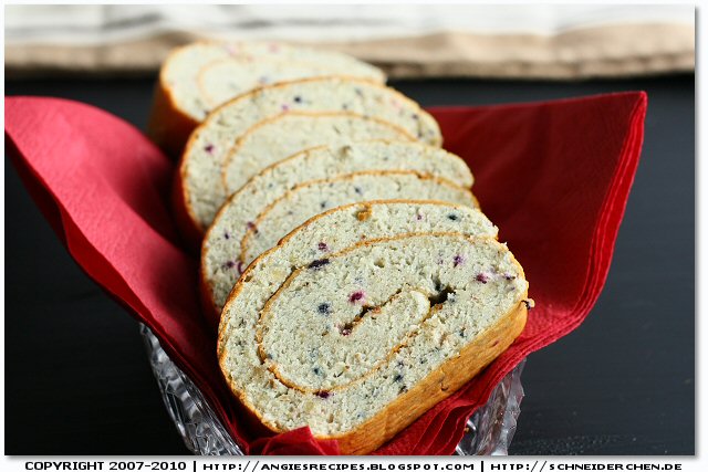 Blueberry Tea Cake Rolls