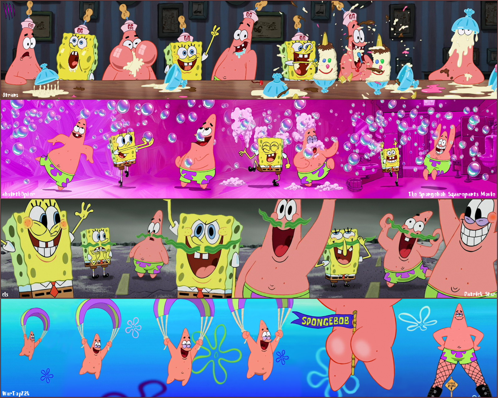 Junii Misty Spongebob And Patrick