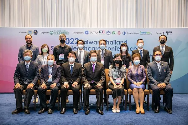 ▲彰基「2022臺泰智慧醫療國際研討會」；是疫情後泰國最大規模的智慧醫療研討會。（圖／彰基醫院提供）