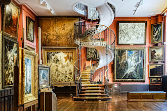 Paris : Musée Gustave Moreau, maison-atelier aménagée en musée par l'artiste lui-même - IXème