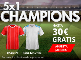 suertia promocion champions league Bayern vs Real Madrid 25 abril