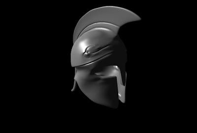 The shaded view for my first spartan helmet