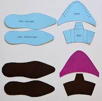 How to Make Paper High-Heel Shoes.Paper Toys.