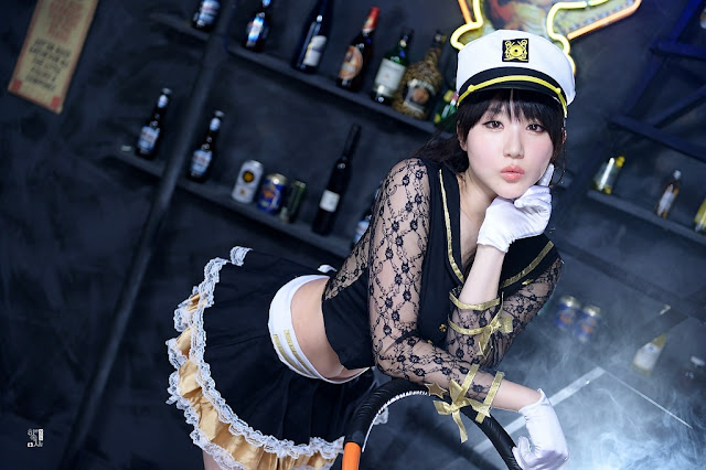 1 Yeon Da Bin - Sexy Sailor - very cute asian girl - buntink.blogspot.com