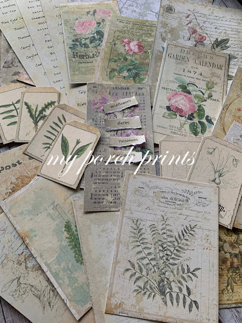 What to do with a junk journal from My Porch Prints