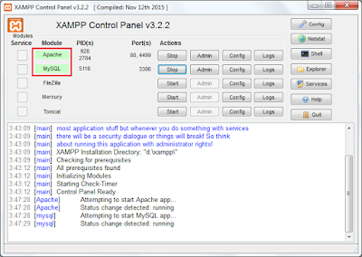 Cara Instalasi Xampp Dan Membuat Database Baru