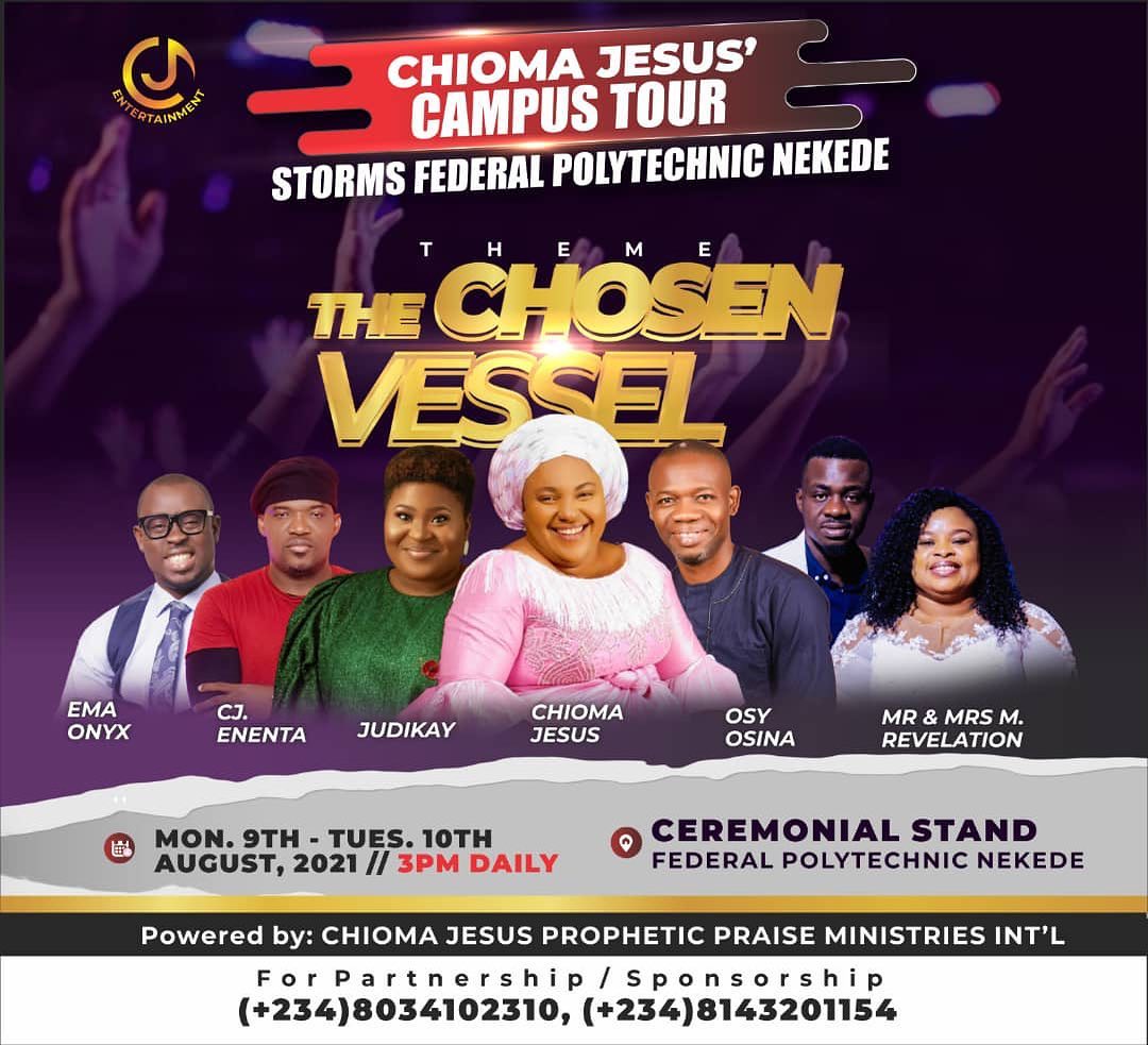 Chioma Jesus Braces For FEDPOLY Nkede Campus Tour