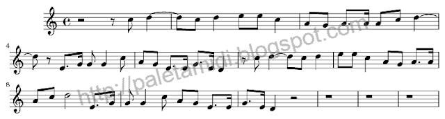 Partitura Cancion conductora de grupo - Cancion popular japonesa Partitura Cancion conductora de grupo - Cancion popular japonesa