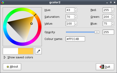 GColor2 Screenshot