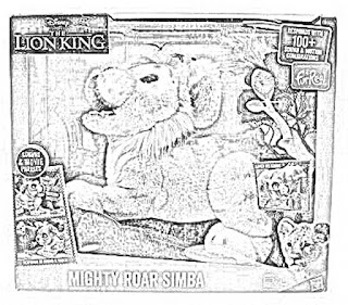 The Lion King Mighty Roar Simba Plush Toy coloring pages coloring.filminspector.com