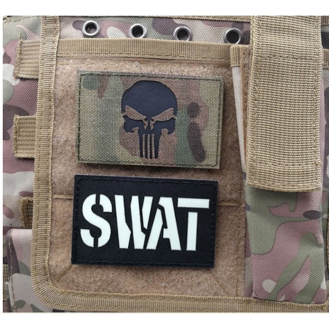 Tấm dán patch velcro Dead Pool, Thái cực, cờ Hàn quốc, US army, 511, Swat, công viên khủng long, Shield