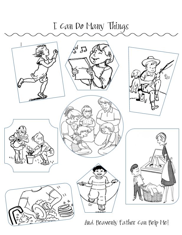 Download LDS ACTIVITY IDEAS: I Can Do Many Things