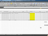 Format Laporan Bulanan SD dengan File Microsoft Office Excel