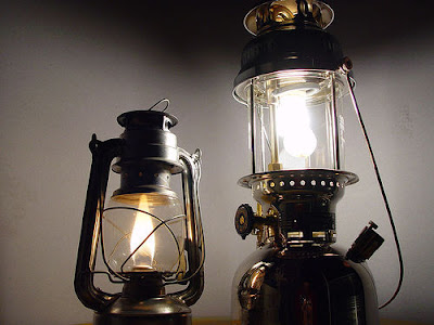 oil lamp. of the kerosene lamp?