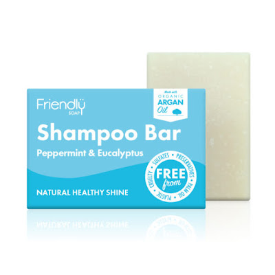 Friendly Soap Peppermint & Eucalyptus shampoo bar