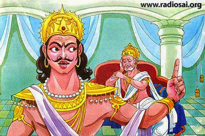 Duryodhana and Dhritarashtra