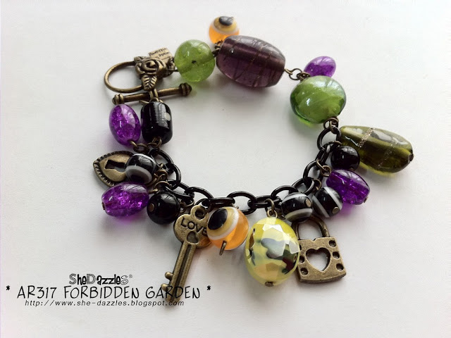 charm-bracelet-purple-green-forbidden-garden-malaysia