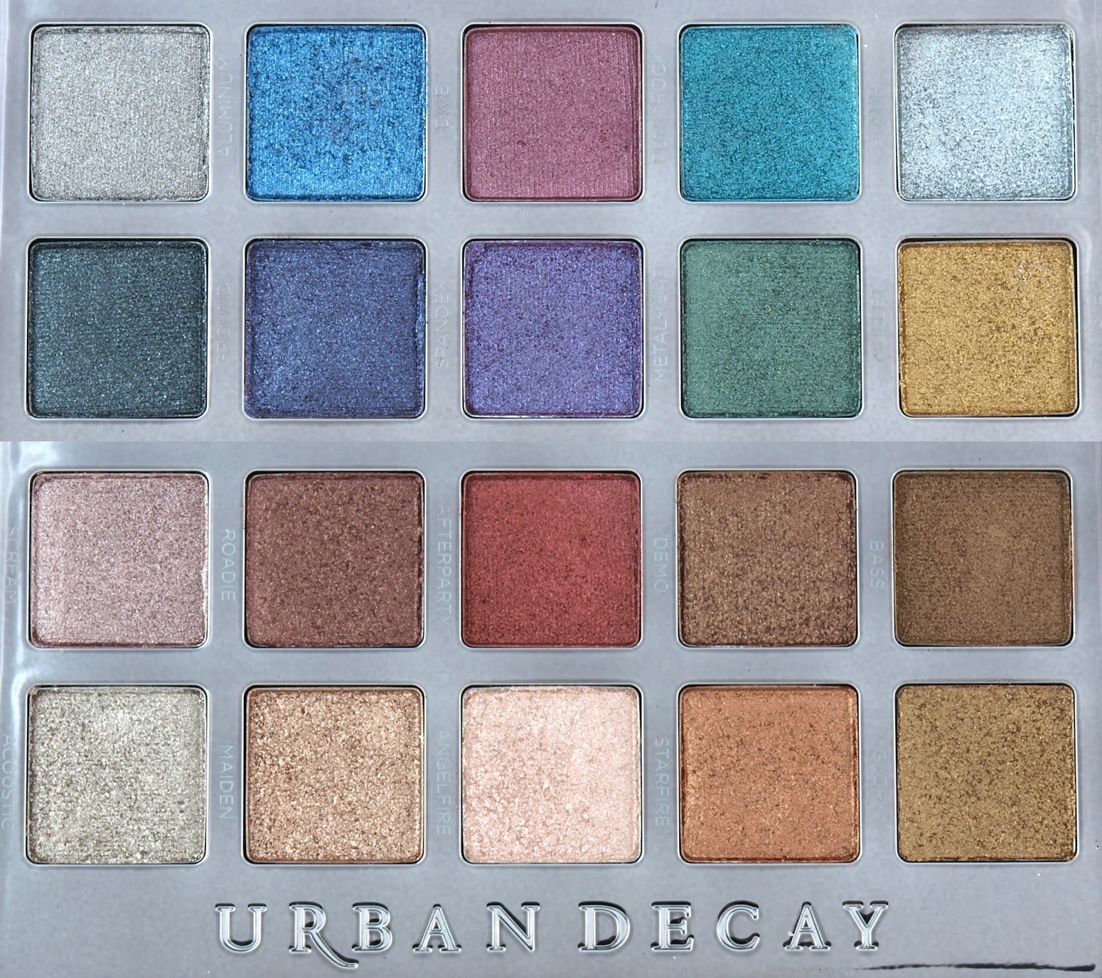 Urban Decay Heavy Metals Metallic Eyeshadow Palette: Review and Swatches