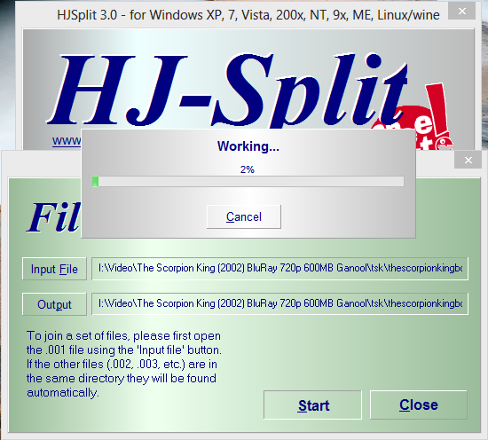 Cara Menggabungkan Beberapa File Part Dengan HJSplit