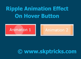 Create Ripple Animation Effect Using Css