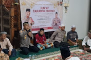 PELAKSANAAN KEGIATAN JUM'AT TARAWIH CURHAT BERSAMA KAPOLSEK GANDAPURA DI MESJID DESA TANJONG MESJID KEC. GANDAPURA KAB. BIREUEN & PENYERAHAN 10 DUS AIR MINERAL