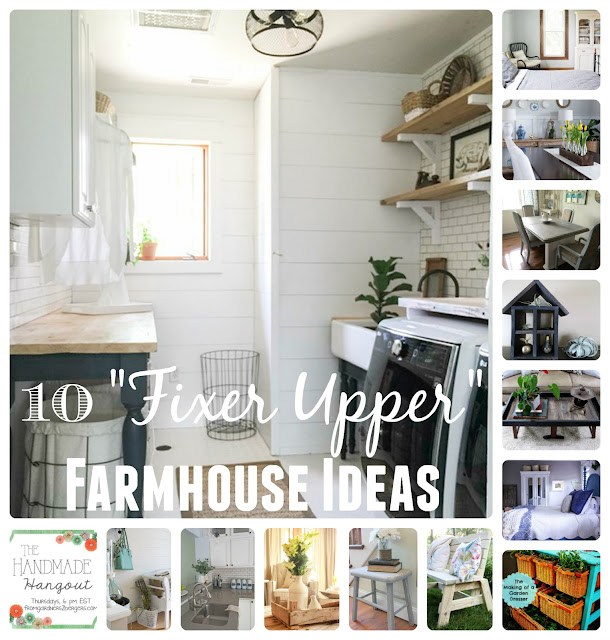 10 Farmhouse "Fixer Upper" Ideas on #fg2b