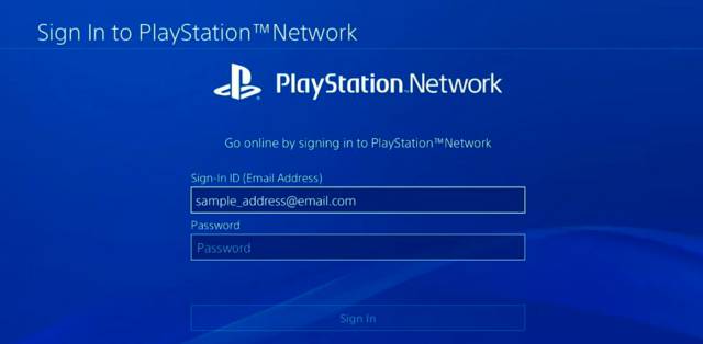 playstation network account details email