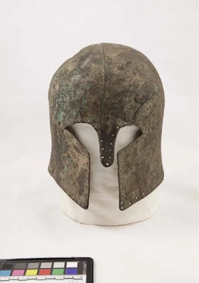 ancient greek helmet